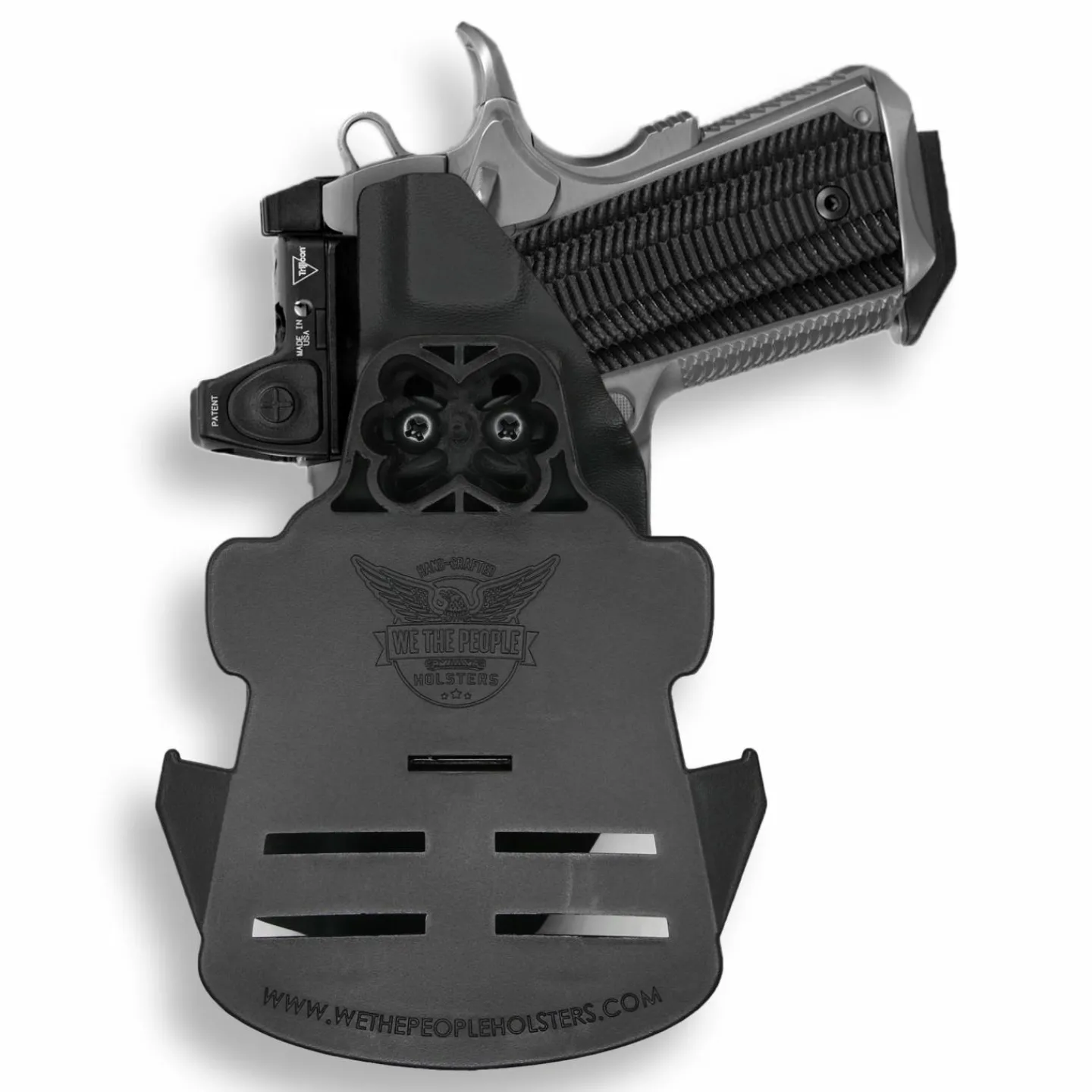 We The People Holsters 1911 3.25" Defender 45ACP No Rail Only Red Dot Optic Cut OWB Holster Hot