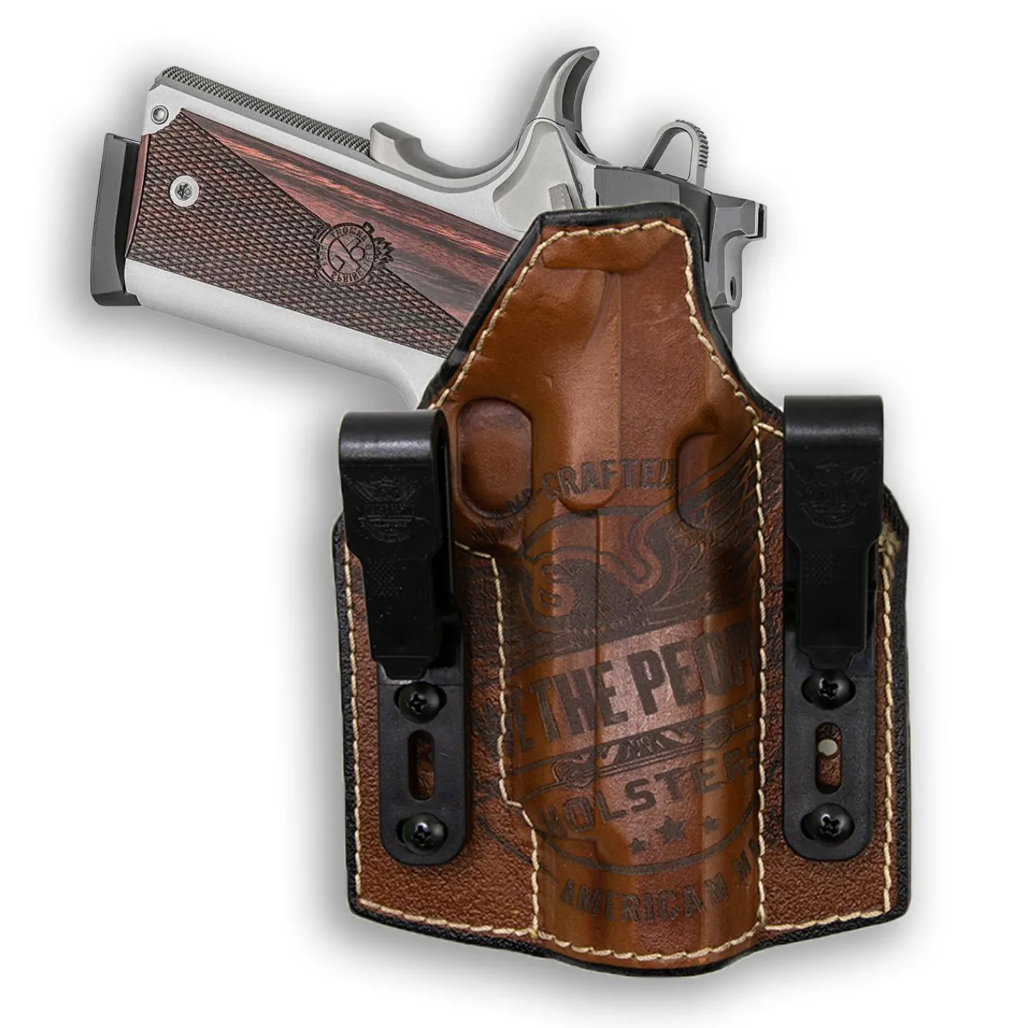 We The People Holsters 1911 5" Government With Rail Only Independence Leather IWB Holster Online