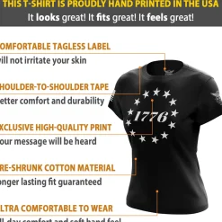 We The People Holsters 1776 Betsy Ross Flag Women's Short Sleeve Shirt Outlet