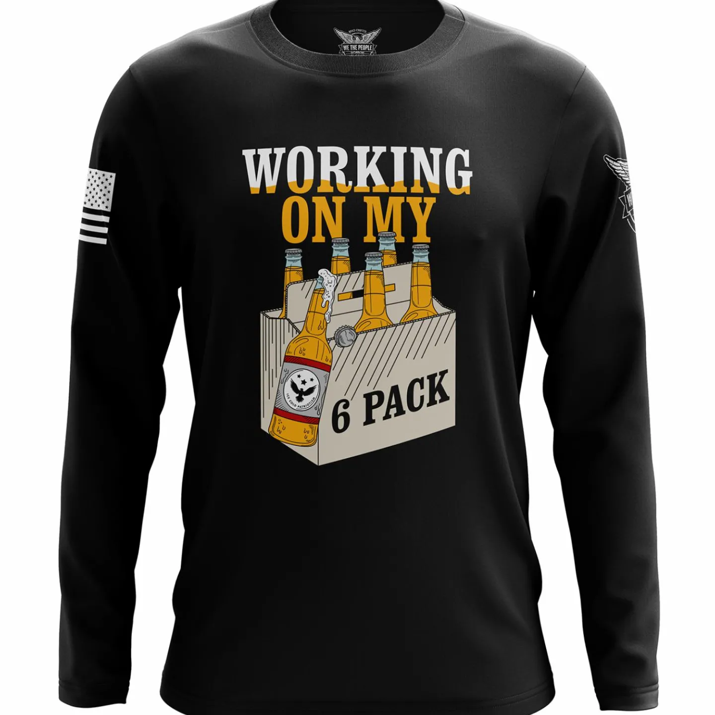 We The People Holsters 6 Pack Long Sleeve Shirt Black