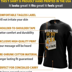 We The People Holsters 6 Pack Long Sleeve Shirt Black
