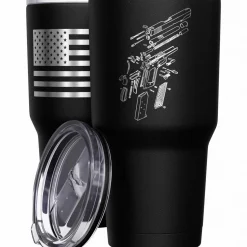 We The People Holsters 1911 Schematics Stainless Steel Tumbler New