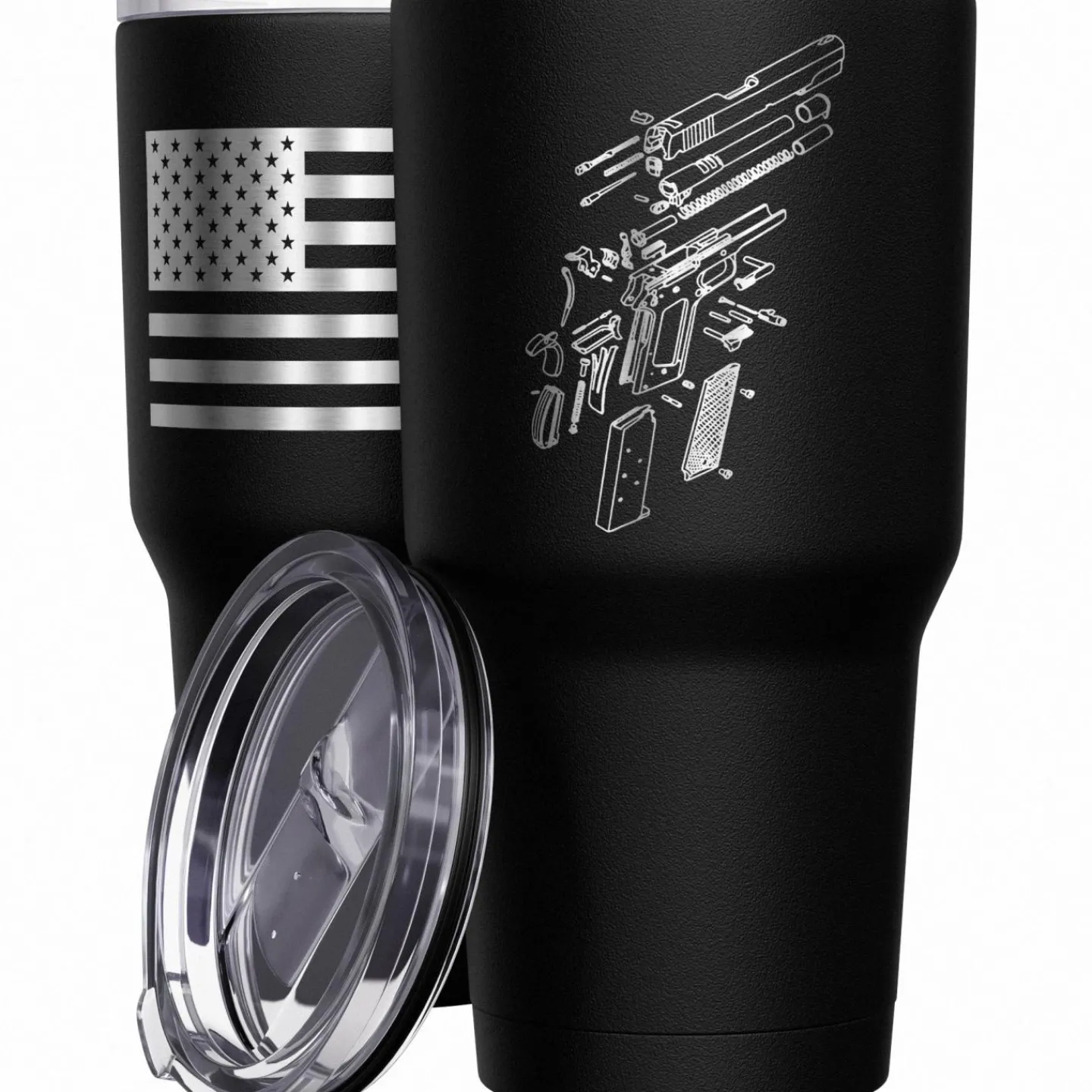 We The People Holsters 1911 Schematics Stainless Steel Tumbler New