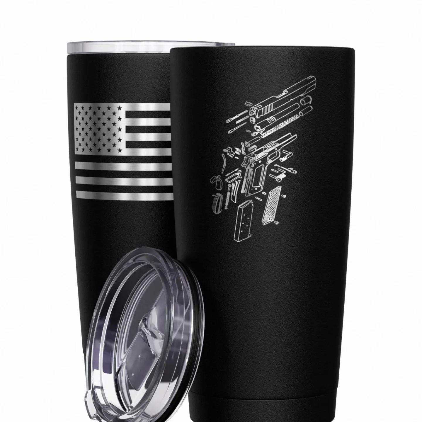 We The People Holsters 1911 Schematics Stainless Steel Tumbler New