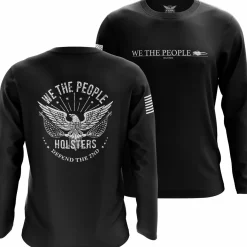 We The People Holsters American Eagle Defend the 2nd Long Sleeve Shirt Black Best