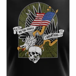 We The People Holsters American Eagle Women's Short Sleeve Shirt Black Hot