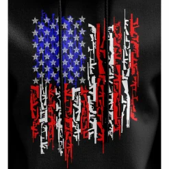We The People Holsters American Flag In Guns 2.0 Hoodie Black Sale