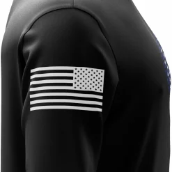 We The People Holsters American Flag in Guns - Patriotic Colors Long Sleeve Shirt Black Best