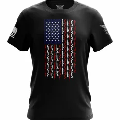 We The People Holsters American Flag in Guns - Patriotic Colors Short Sleeve Shirt Best