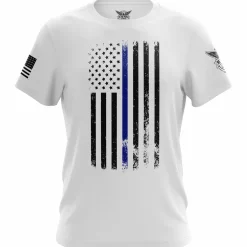 We The People Holsters American Flag Thin Blue Line Short Sleeve Shirt