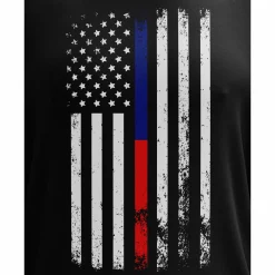 We The People Holsters American Flag Thin Blue/Red Line Public Service Support Long Sleeve Shirt Black Sale