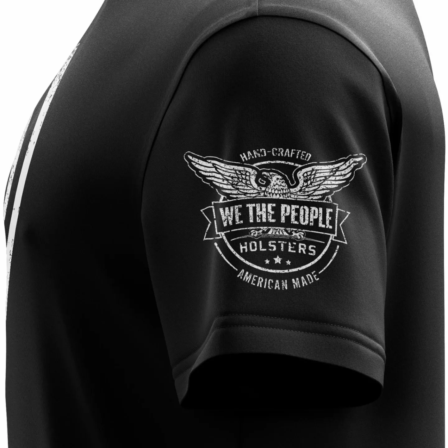 We The People Holsters American Flag Thin Blue/Red Line Public Service Support Short Sleeve Shirt Best
