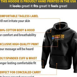 We The People Holsters American Jedi Hoodie Black Outlet