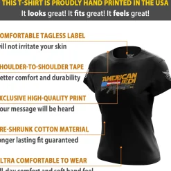 We The People Holsters American Jedi Women's Short Sleeve Shirt Black Sale