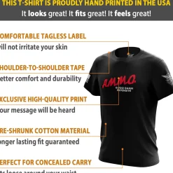 We The People Holsters A.M.M.O. Short Sleeve Shirt Black Sale