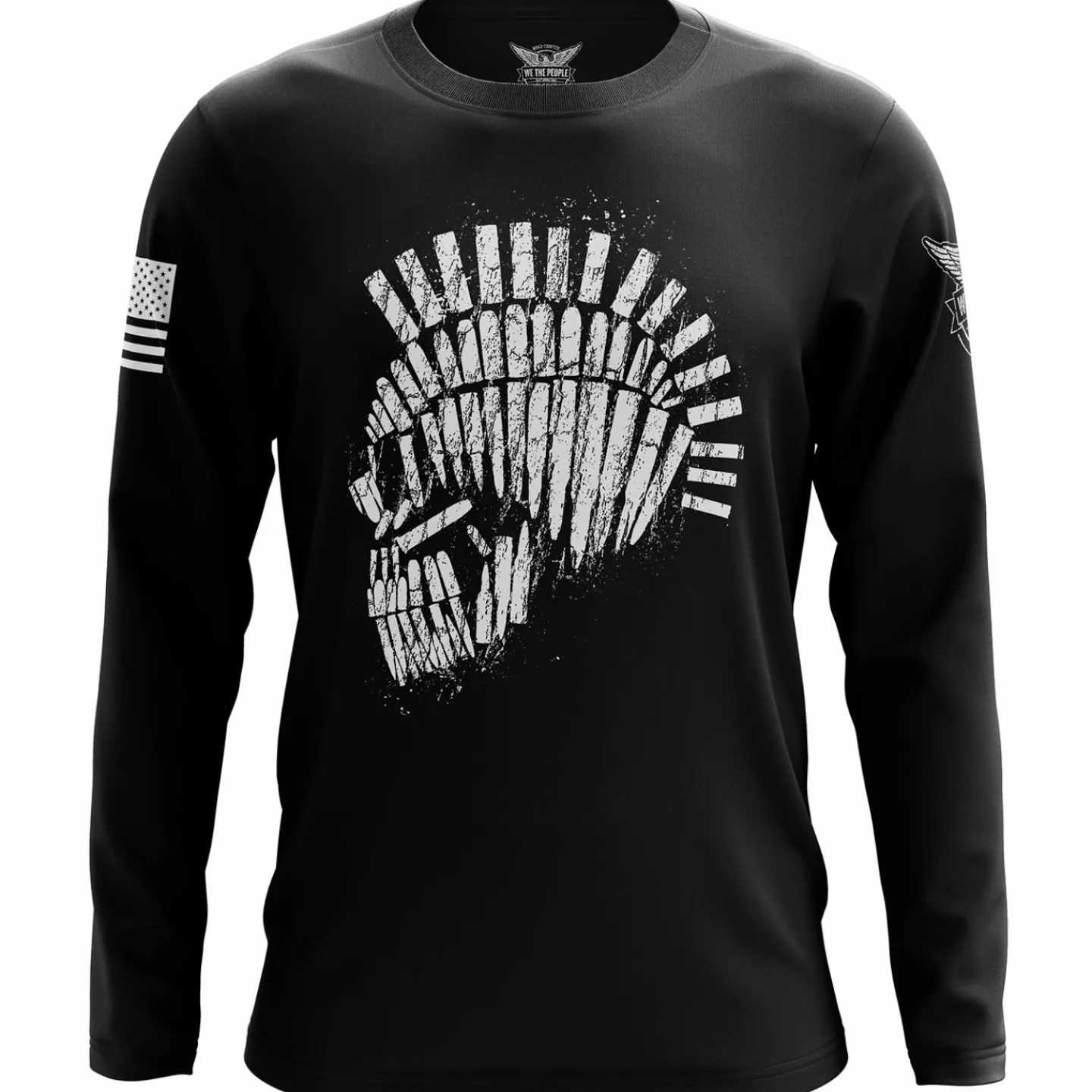We The People Holsters Ammo Spartan Long Sleeve Shirt Black Clearance