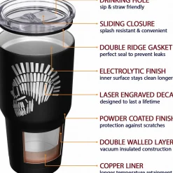 We The People Holsters Ammo Spartan Stainless Steel Tumbler Clearance