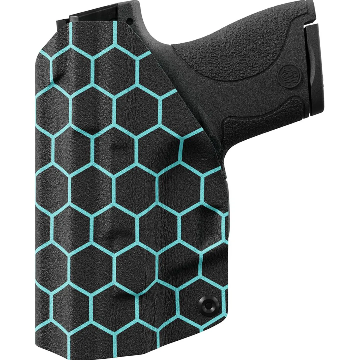 We The People Holsters Aqua Honeycomb Custom Printed Holster - IWB Kydex Holster Hot