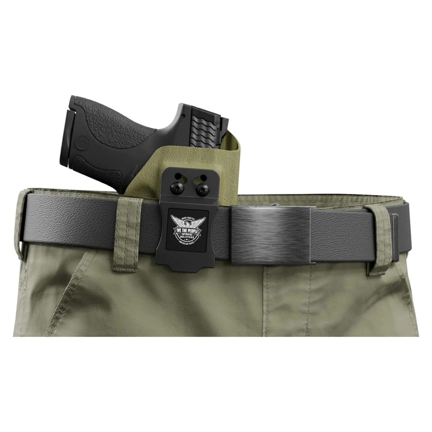 We The People Holsters Army Green Custom Printed Holster - IWB Kydex Holster Clearance