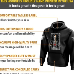 We The People Holsters Be My Valentine Hoodie Black Best