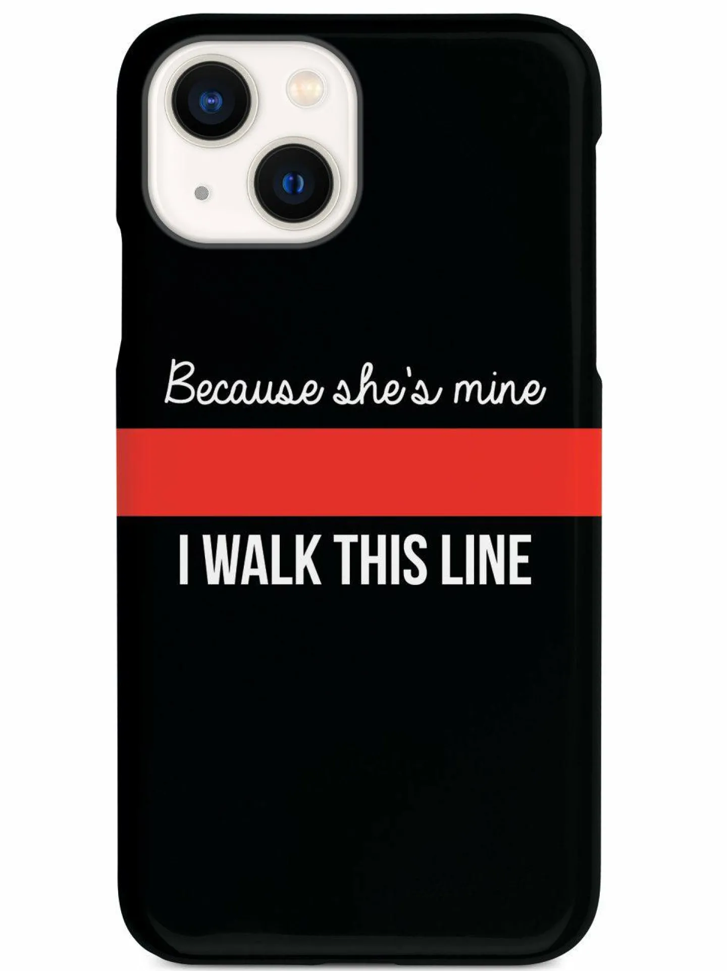 We The People Holsters Because She's Mine - Firefighter Thin Red Line Case New