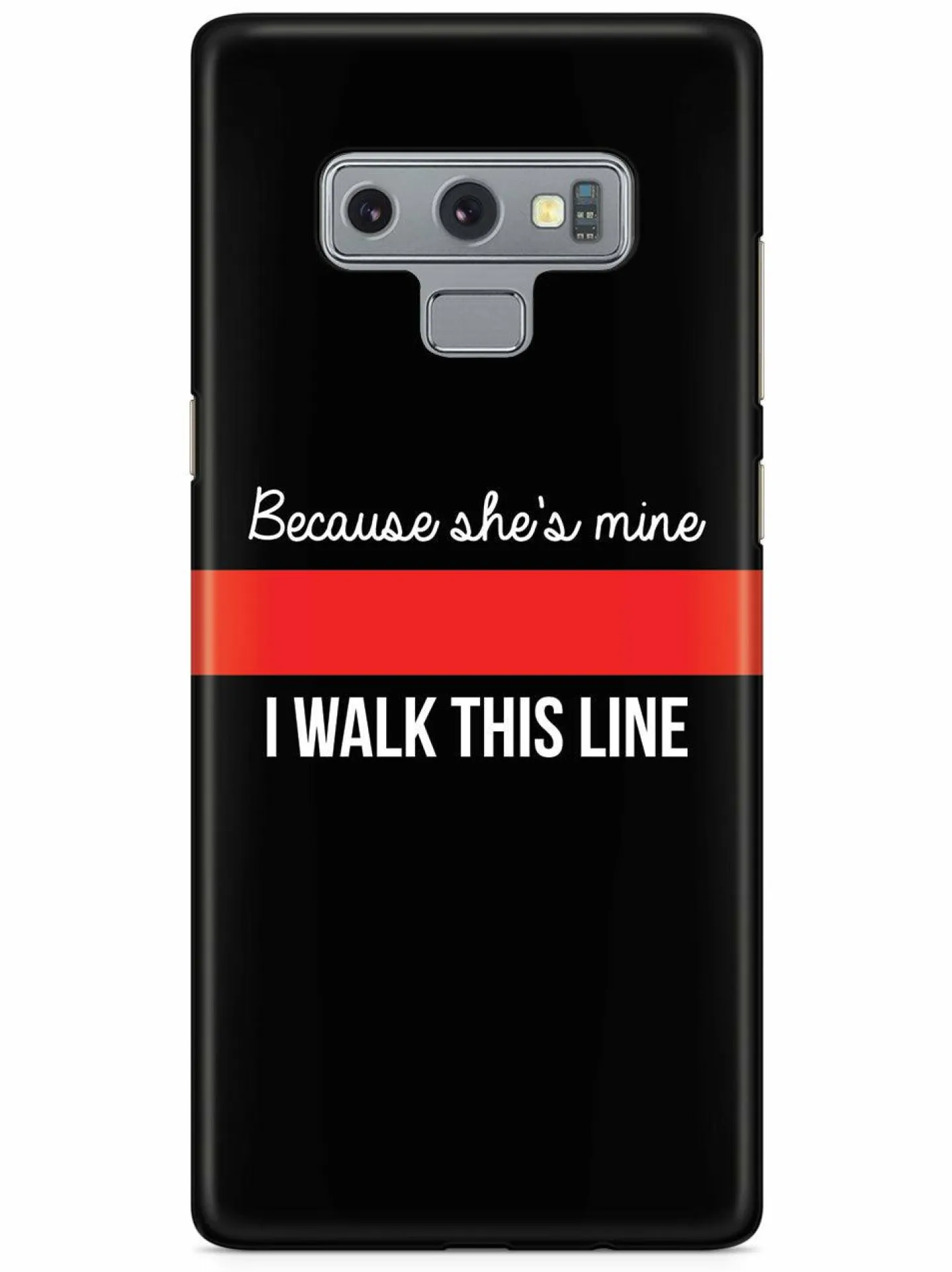 We The People Holsters Because She's Mine - Firefighter Thin Red Line Case New
