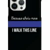 We The People Holsters Because She's Mine - Police Officer Thin Blue Line Case Discount