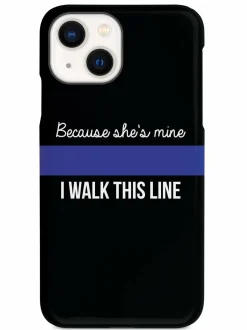 We The People Holsters Because She's Mine - Police Officer Thin Blue Line Case Discount