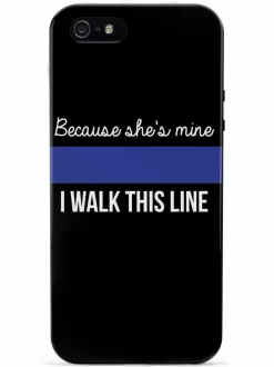 We The People Holsters Because She's Mine - Police Officer Thin Blue Line Case Discount