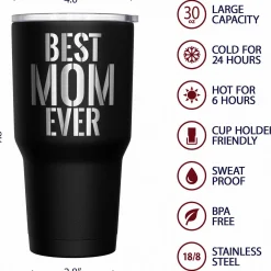 We The People Holsters Best Mom Ever Stainless Steel Tumbler