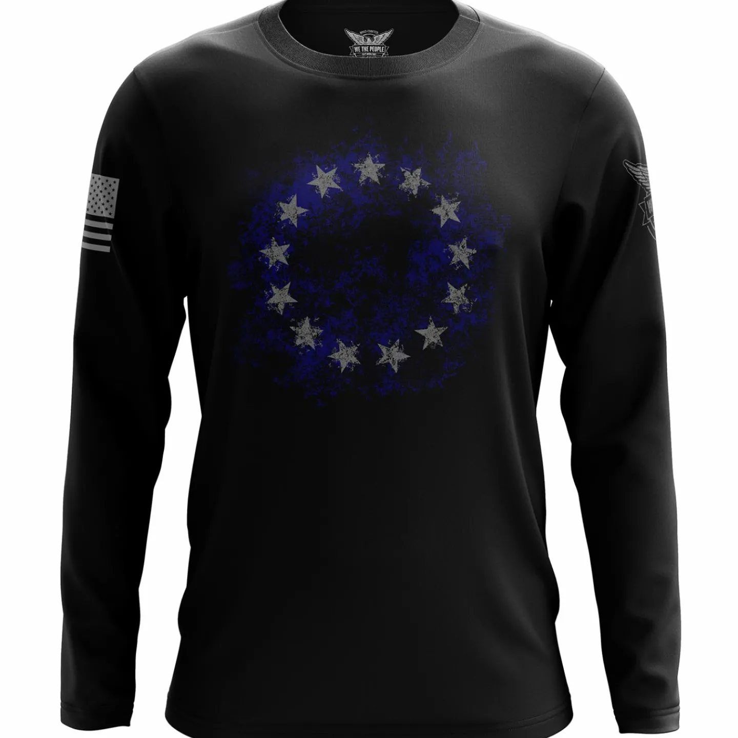 We The People Holsters Betsy Ross Flag 2.0 Long Sleeve Shirt Black Discount