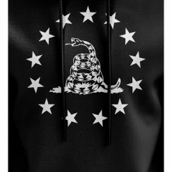 We The People Holsters Betsy Ross Gadsden Flag Hoodie Black