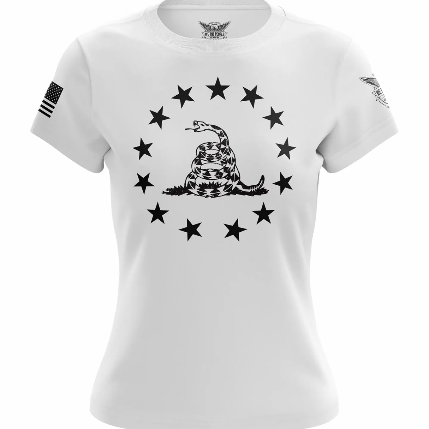 We The People Holsters Betsy Ross Gadsden Flag Women's Short Sleeve Shirt Best