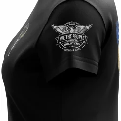 We The People Holsters Bison Ops Women's Short Sleeve Shirt Black New