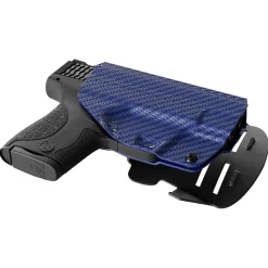 We The People Holsters Blue Carbon Fiber Kydex OWB Paddle holster Custom Designed Paddle Sale