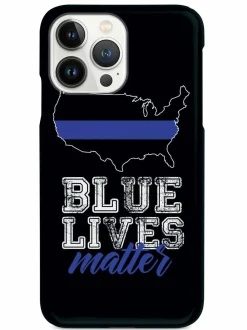 We The People Holsters Blue Lives Matter - Thin Blue Line - United States Case Hot