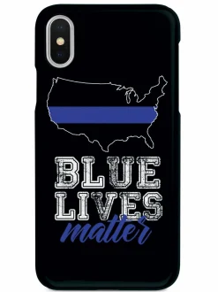 We The People Holsters Blue Lives Matter - Thin Blue Line - United States Case Hot