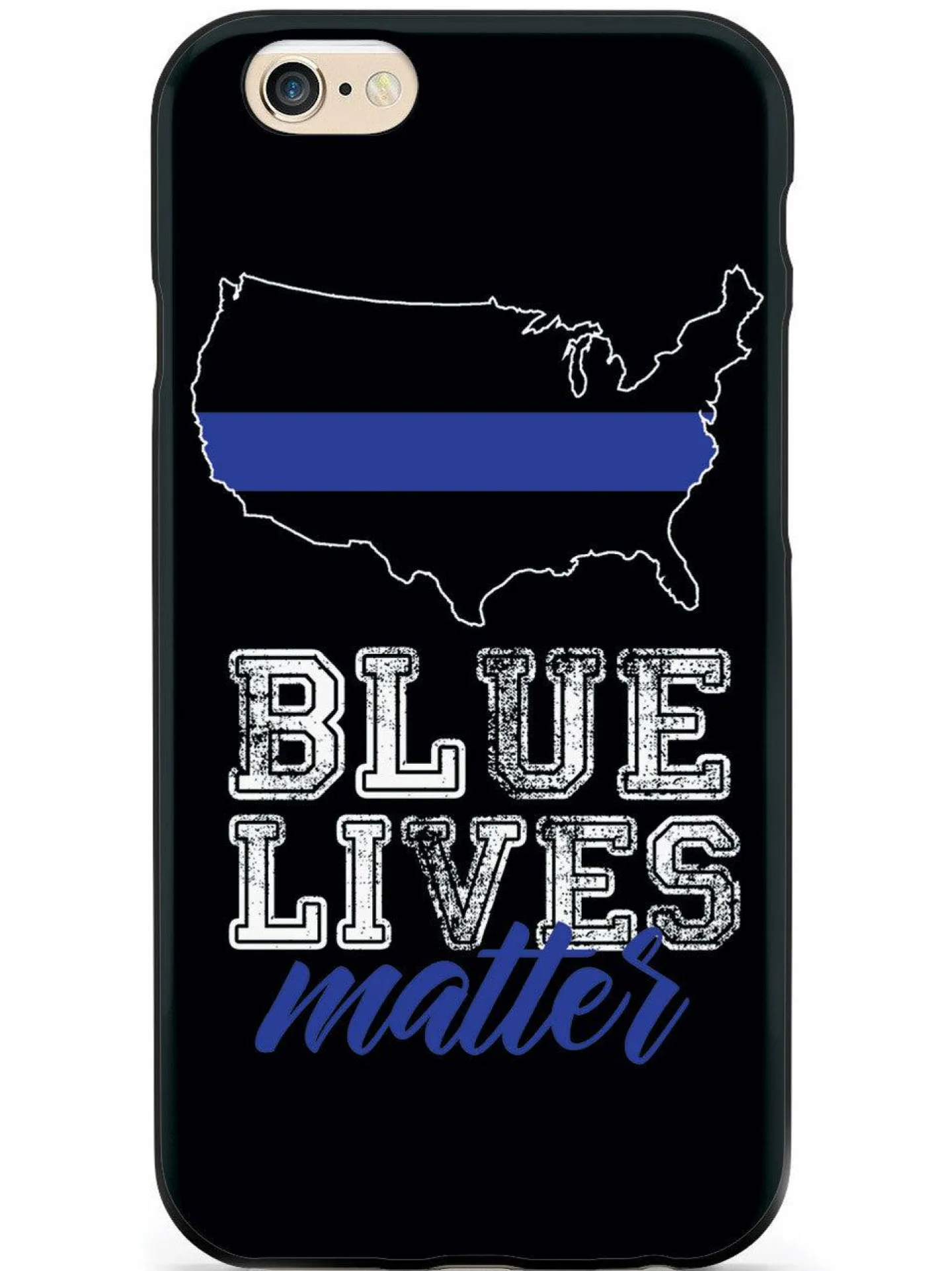 We The People Holsters Blue Lives Matter - Thin Blue Line - United States Case Hot
