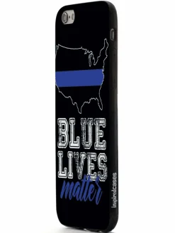 We The People Holsters Blue Lives Matter - Thin Blue Line - United States Case Hot