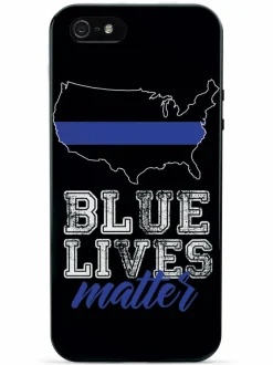 We The People Holsters Blue Lives Matter - Thin Blue Line - United States Case Hot