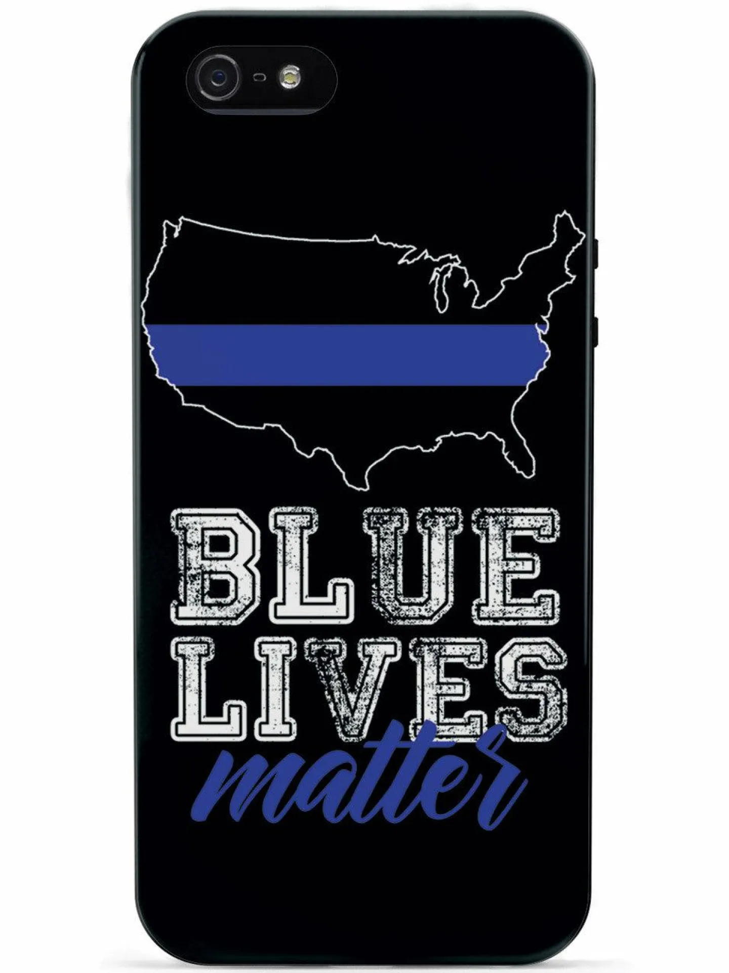 We The People Holsters Blue Lives Matter - Thin Blue Line - United States Case Hot