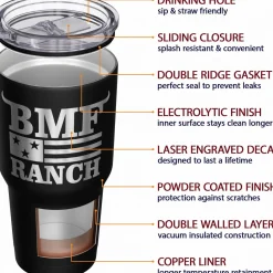 We The People Holsters BMF Ranch Flag Stainless Steel Tumbler Online