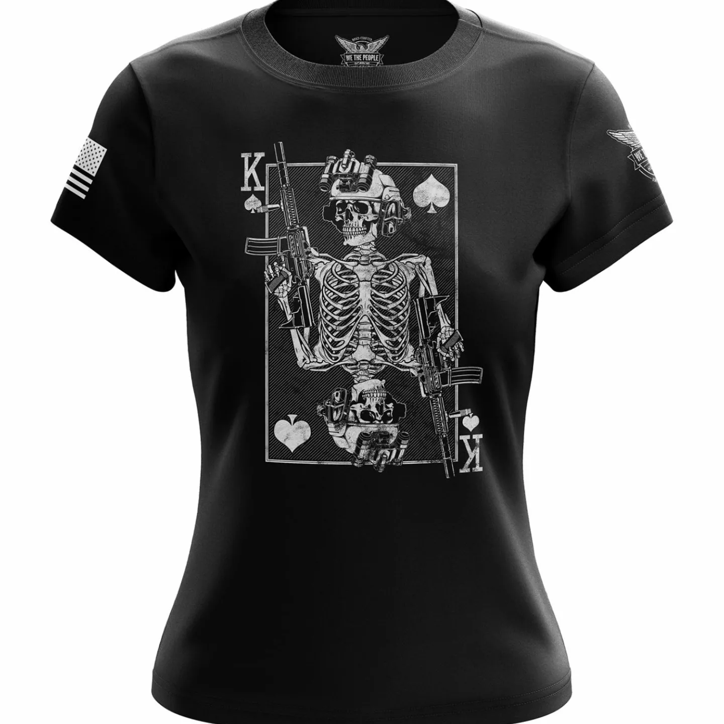 We The People Holsters Bone Dealer Women's Short Sleeve Shirt Black Best