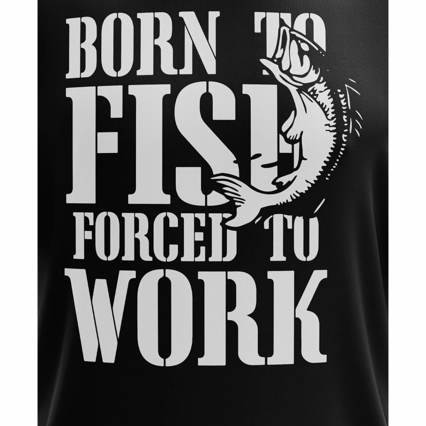 We The People Holsters Born to Fish Forced to Work Short Sleeve Shirt Online