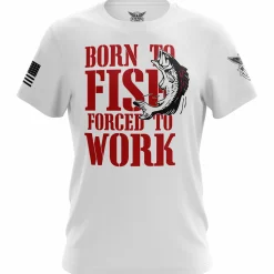 We The People Holsters Born to Fish Forced to Work Short Sleeve Shirt Online