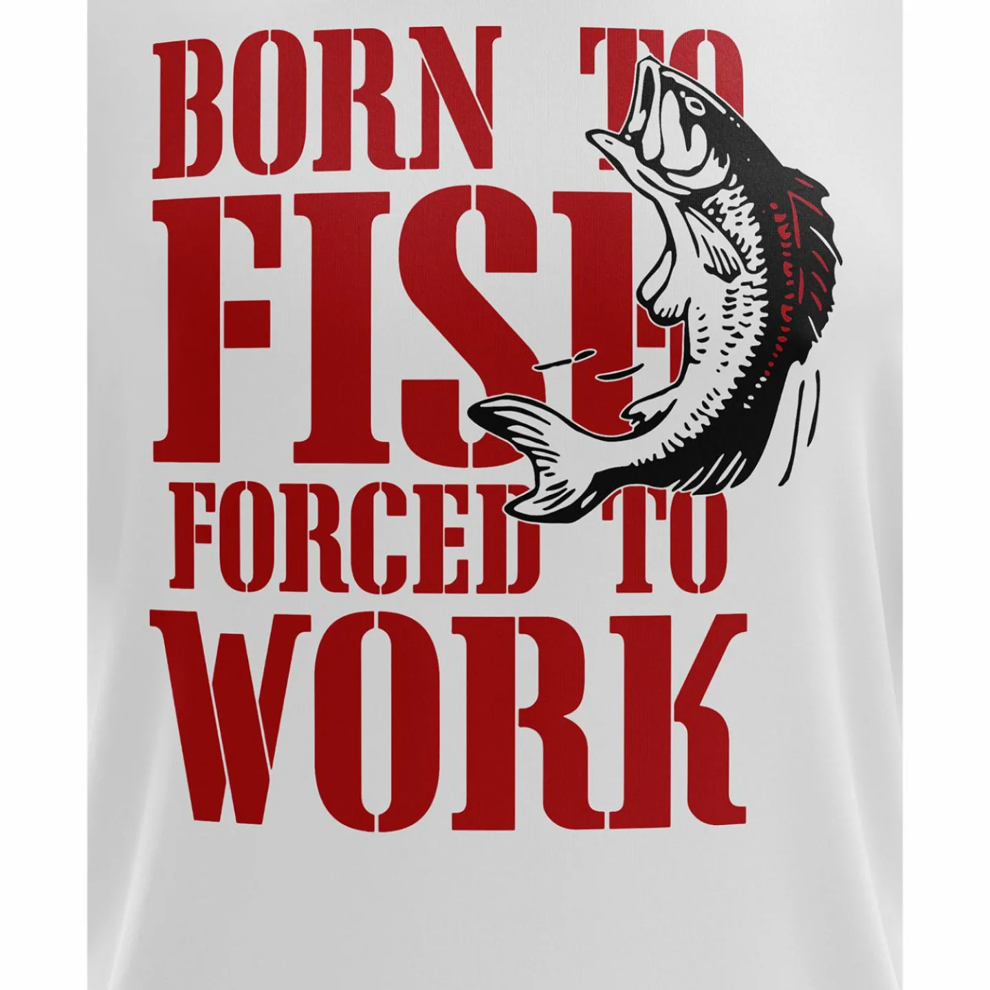 We The People Holsters Born to Fish Forced to Work Short Sleeve Shirt Online