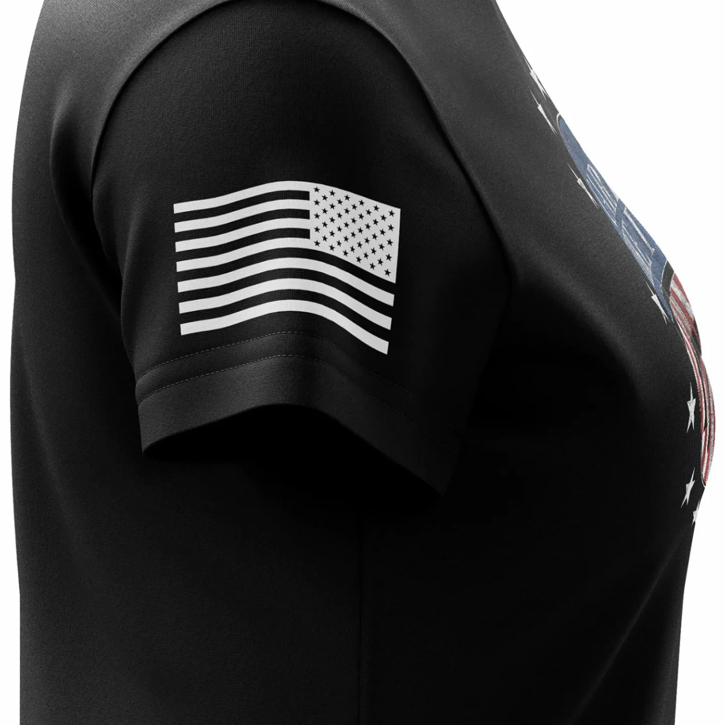 We The People Holsters Carry Like It's 1776 Women's Short Sleeve Shirt Black Clearance