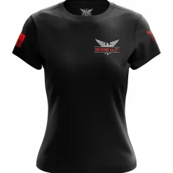 We The People Holsters Casket Carry Women's Short Sleeve Shirt Black New