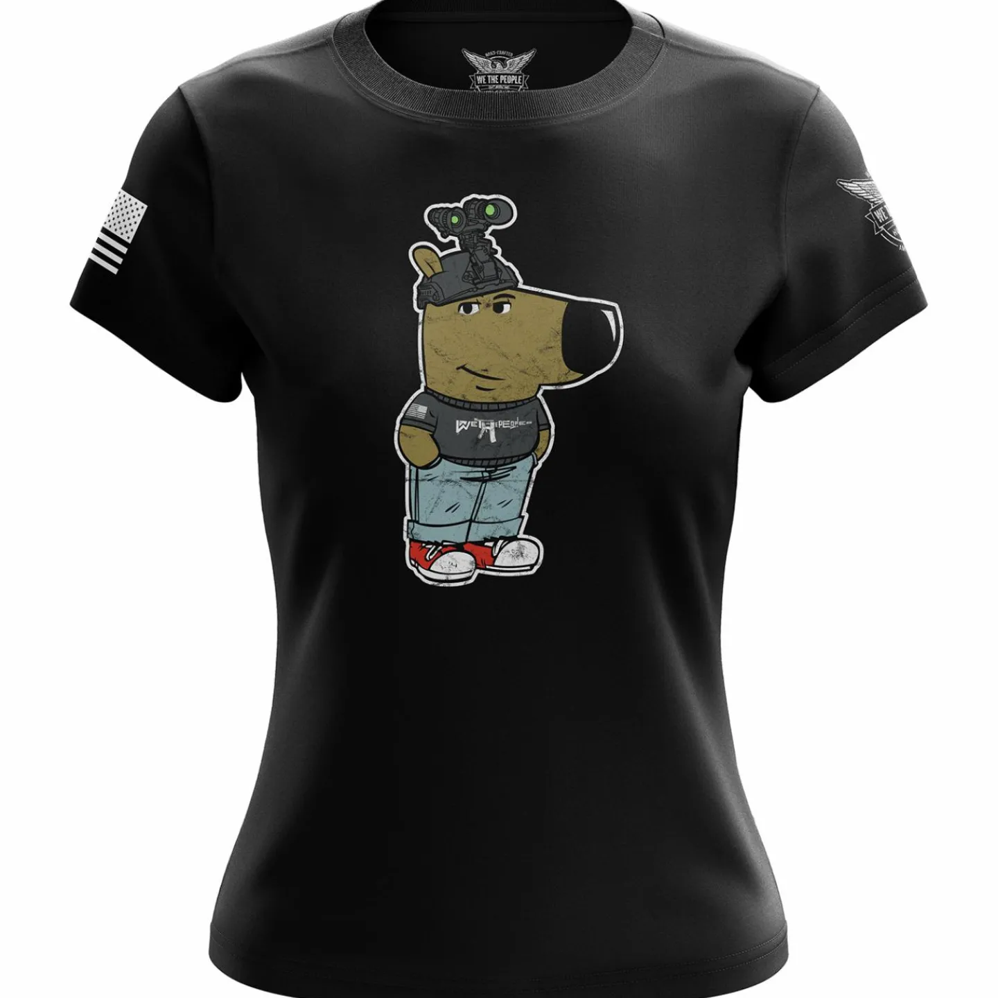 We The People Holsters Chill Guy Women's Short Sleeve Shirt Black Clearance