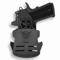 We The People Holsters Colt 1911 4" 45ACP with Rail Only Red Dot Optic Cut OWB Holster Best